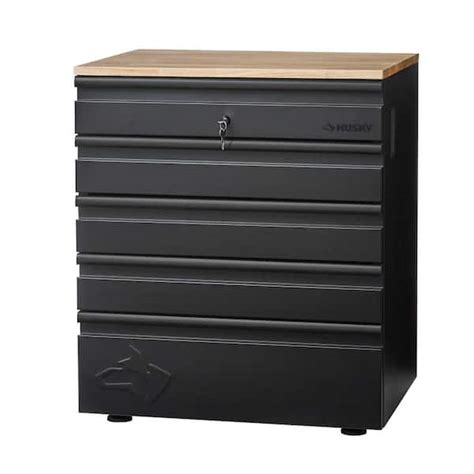 husky heavy duty welded 18-gauge steel 5-drawer garage base cabinet|husky 5 drawer base cabinet.